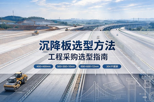靖州沉降板选择方法