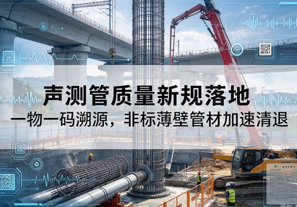 靖州声测管质量新规落地，一物一码溯源，非标薄壁管材加速清退