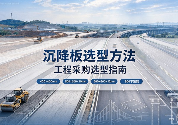 靖州沉降板选择方法